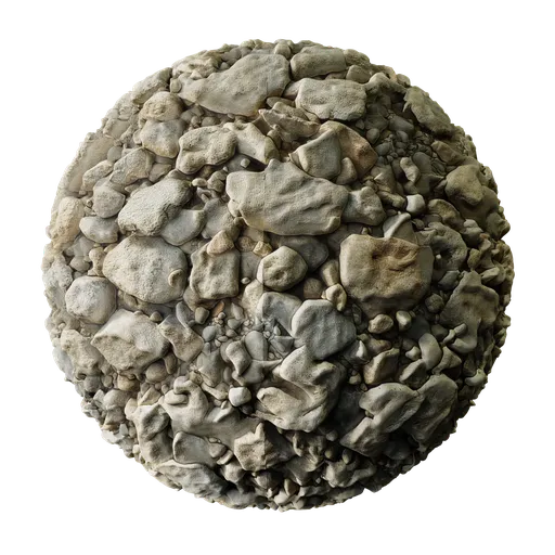 Rocky dry desert ground