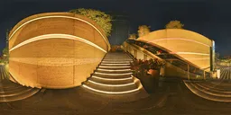Stairs at night