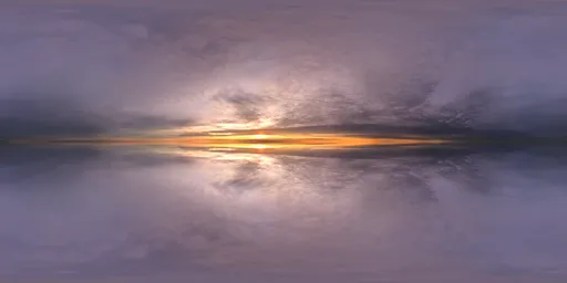 Infinite Real Sky - Cloudy Sunset