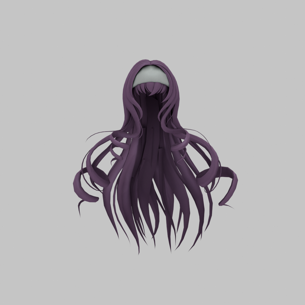 Female Ethereal Wraith Hair | Characters models | Blendkit