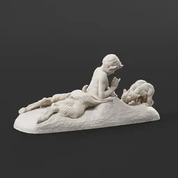statue of Pan et Oursons