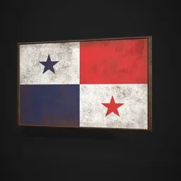Panama Flag Picture Frame