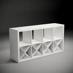 KALLAX white console 77x147cm