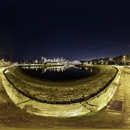 Night Downtown City