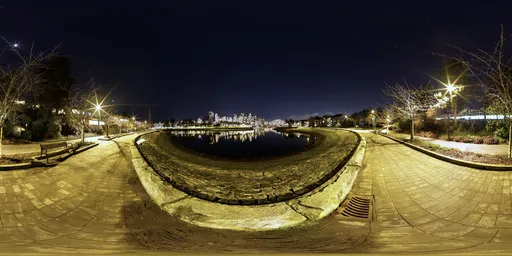 Night Downtown City