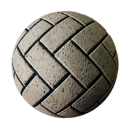 Floor Bricks Herringbone