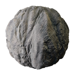 High-detail PBR Coastal Rock 2 texture for 3D models in Blender, enhancing realism in rocky environments.