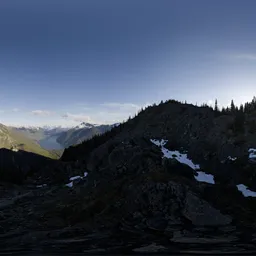 Aerial Mountain Landscape