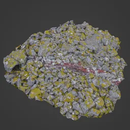 Rocks with Moss Photoscan 3