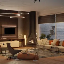 Modern winter Cozy Mood interior