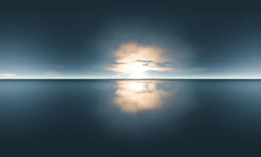 Dark Horizon Ocean Sunset