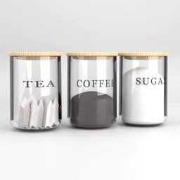 Coffee Tea Glass Container