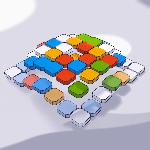 Isometric Stylized Colorful Tile 2D Grid | Cartoon scenes | Blendkit
