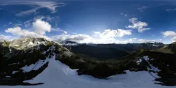 Aerial Mountain Landscape