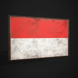 Indonesia Flag Picture Frame