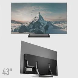 TV 43 inches ultra thin