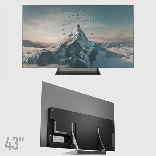 TV 43 inches ultra thin