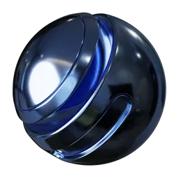 Blue Anodized Metal