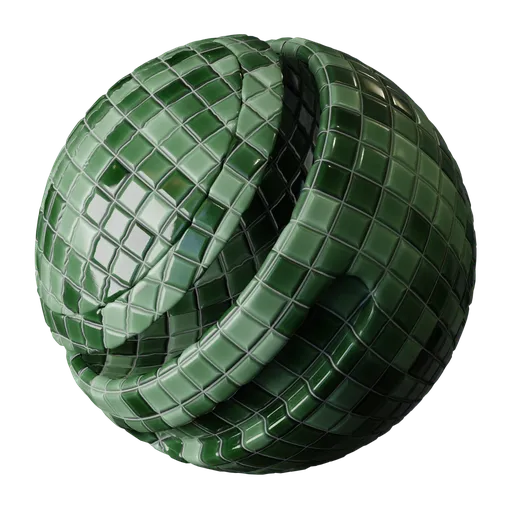 Green Mosaic Tiles