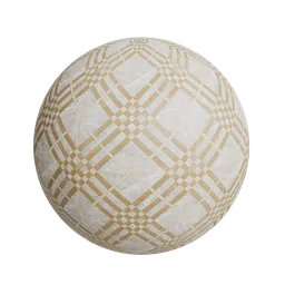 Gold composite marble tile