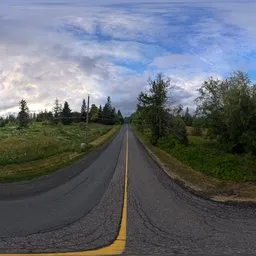 Rural Road Sunset Sky