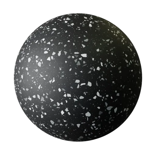 Absolute Black Terrazzo