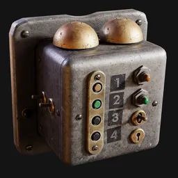 Twin-Bell Old Industrial Control Panel