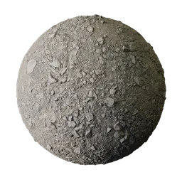 Dry Gray Stony Earth