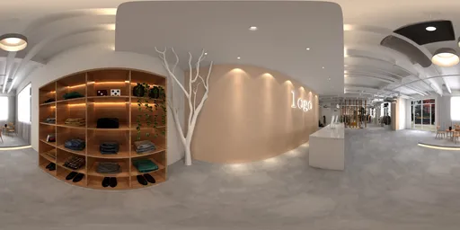 Clothing store wood