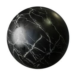 Antic Black Marble