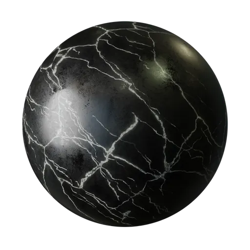 Antic Black Marble