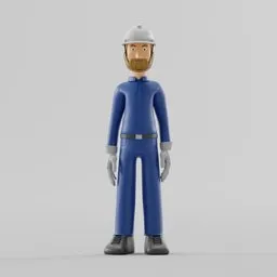 "Get ready to animate with the Jose Character Rigged 3D model in Blender 3D. Designed as a cool construction boss with clean topology and UVs, this low-poly model features a rig for easy animation. Perfect for industrial-themed projects with its collared shirt and hard hat, enjoy the convenience of a ready-to-use avatar image for your virtual engine 5 creations."