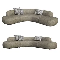 Modern Curved Sofa