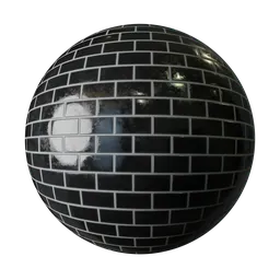 Japanese Black Tile 100x50mm