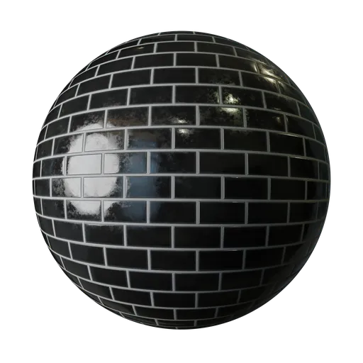 Japanese Black Tile 100x50mm