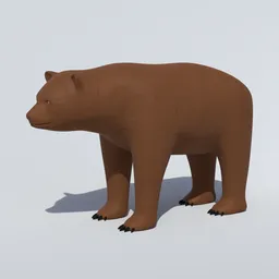 Cartoon Clay Bear