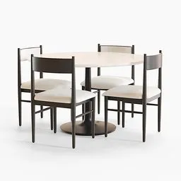 Round Dining Table Set