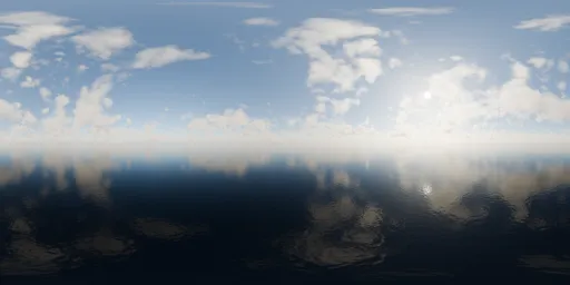 Puffy Cloudy Sky HDRi