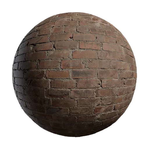 Red brick wall
