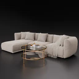 Sofa Vela Piping Corner