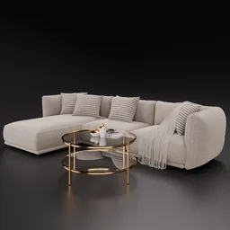 Sofa Vela Piping Corner