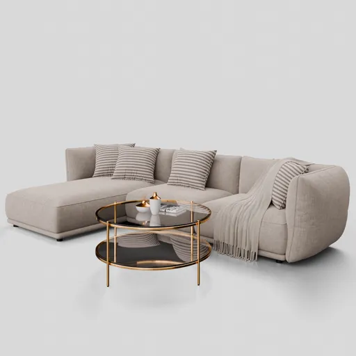 Sofa Vela Piping Corner