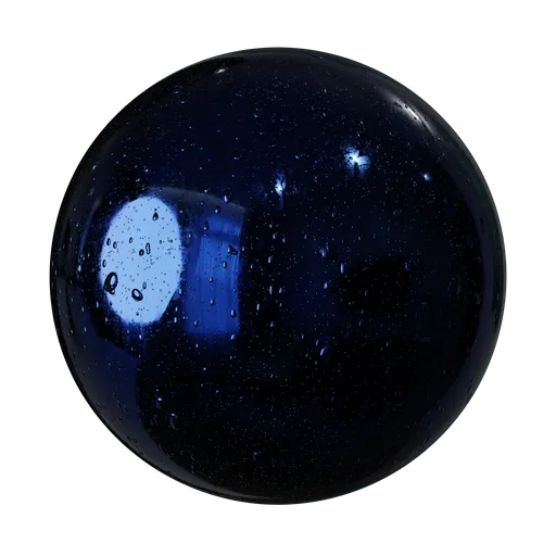 Water drop on metal