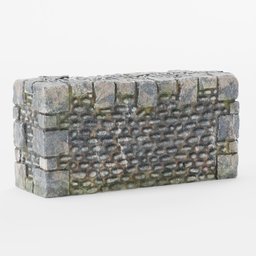 Stone Rock Wall - Low-Poly PBR