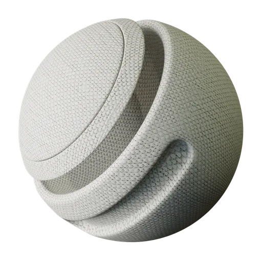 High-resolution tan weaved fabric PBR texture suitable for 3D modeling in Blender and other software.