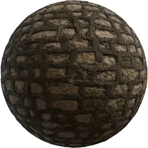 Mossy Stone Wall