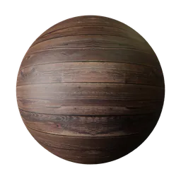 Wooden stained planks