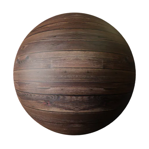 Wooden stained planks