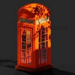 Stylized Phone Booth