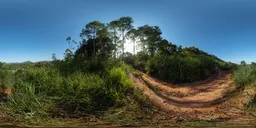 Dirt road at sunset 17k